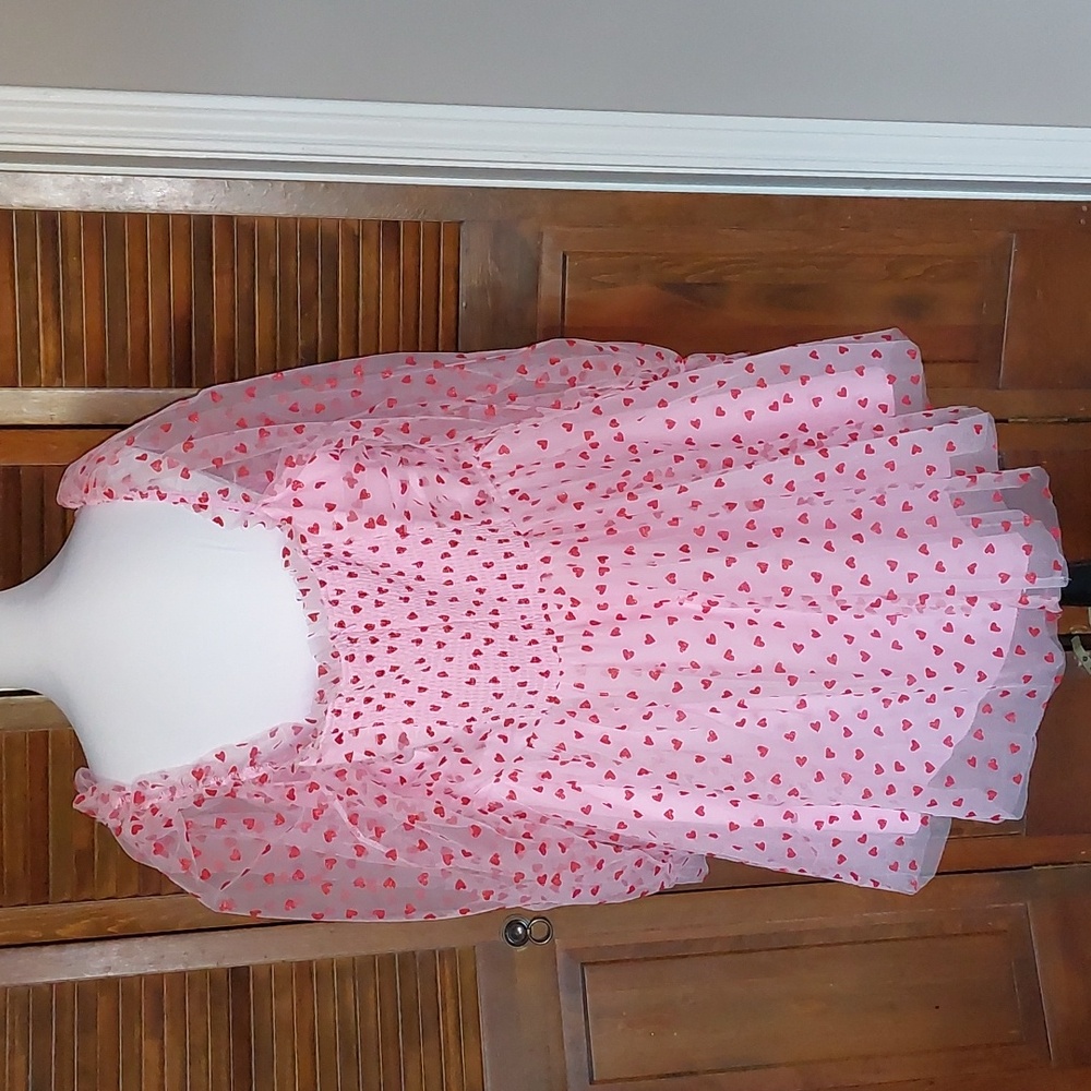 NWT Sugar Thrillz Dolls Kill Pink Heavenly Affair Babydoll Dress Sz 3X - Picture 4 of 15